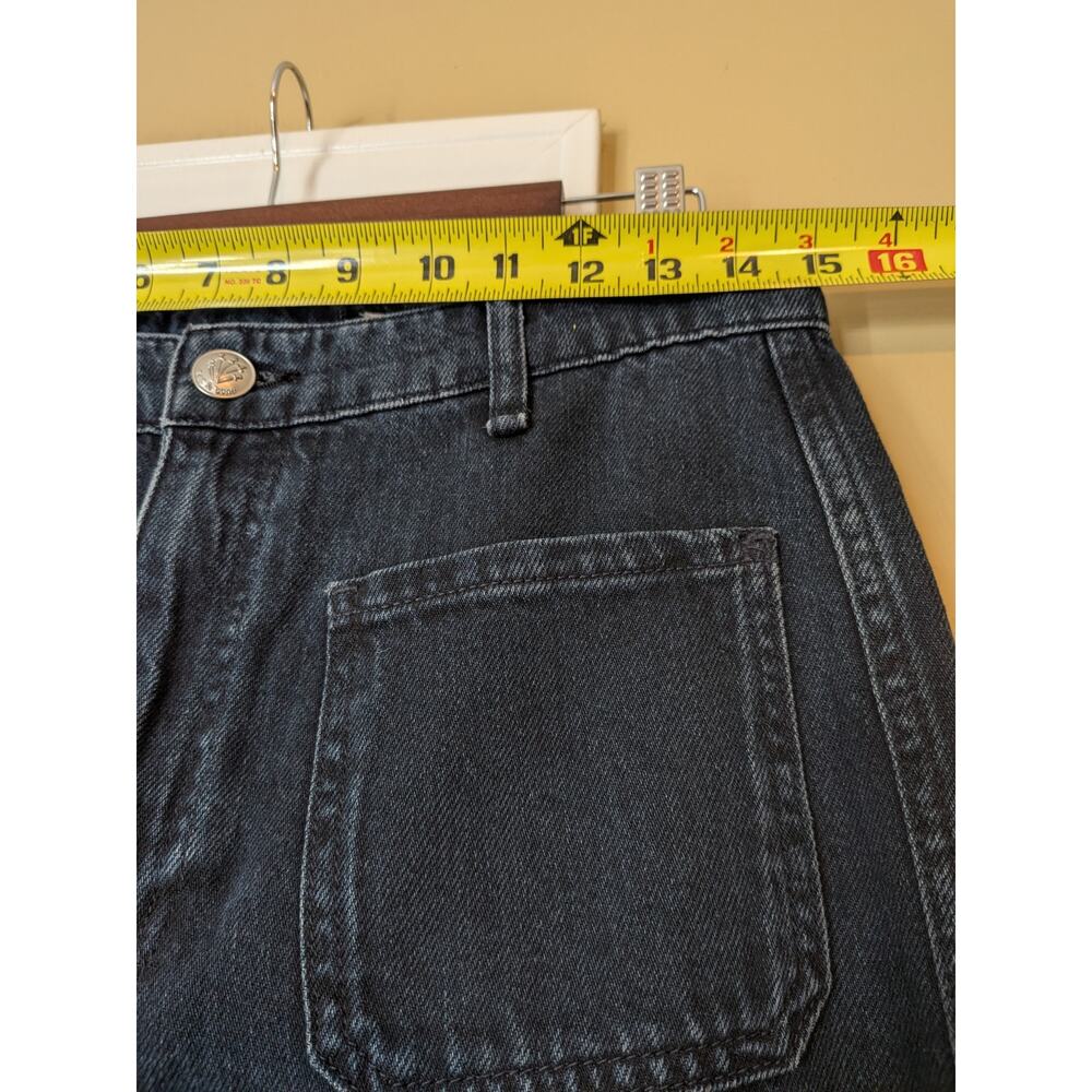 Rag & Bone Marina Mid Rise Wide Leg Jeans Dark Wash Size 27 Minimalist Designer - Picture 12 of 14